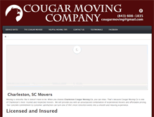 Tablet Screenshot of cougarmovingco.com